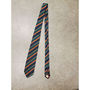 London 400 Men's Tie Red Blue Green Stripe Design Pattern Irish Guards